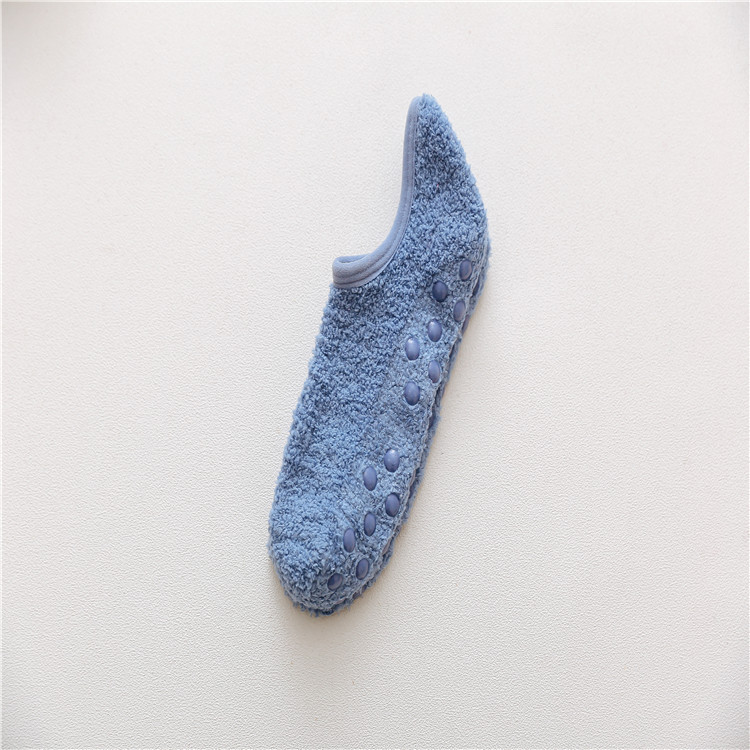 Calcetines Antideslizantes de Piso de Acrílico, Absorbentes de Sudor para Otoño e Invierno
