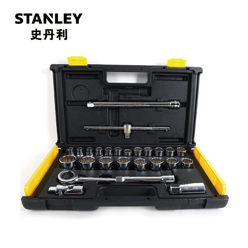 STALEY/史丹利 26件套1/2系列套筒套装工具12角-英制 86-478-22