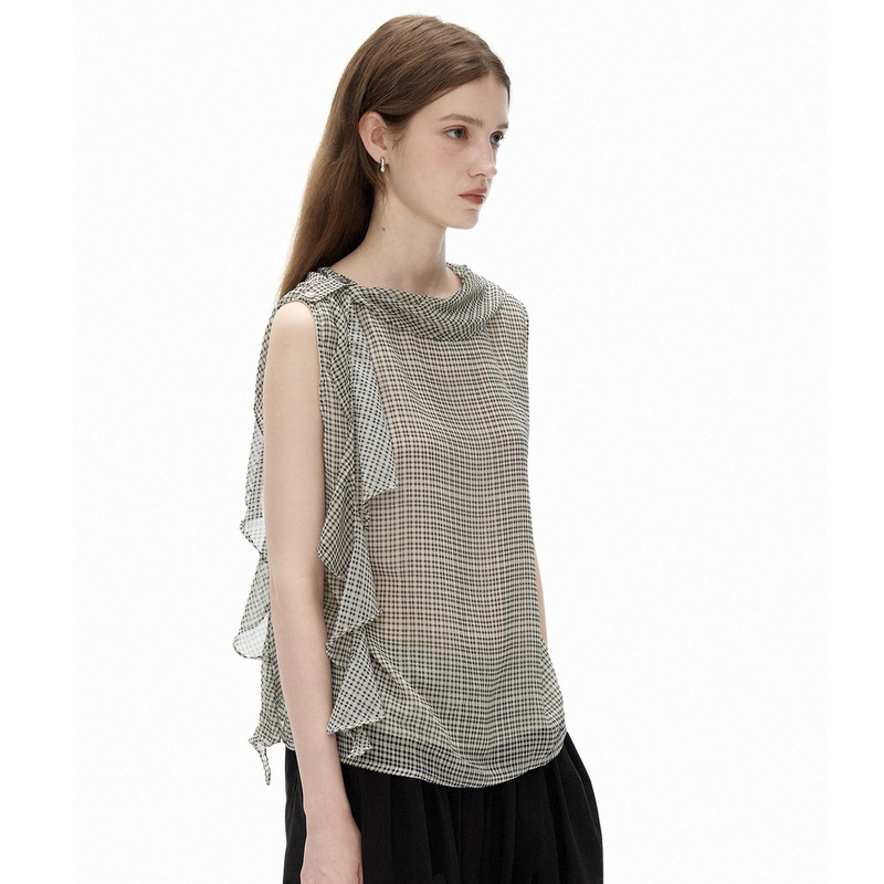 Chu Wu Studio! Reversible French-Style Top with a High-End Feel, Light Luxury Old Money Style, Draped Collar Shirt, Intellectual and Artistic Chu Wu Studio! Reversible French-Style Top with a High-End Feel, Light Luxury Old Money Style, Draped Collar Shirt, Intellectual and Artistic