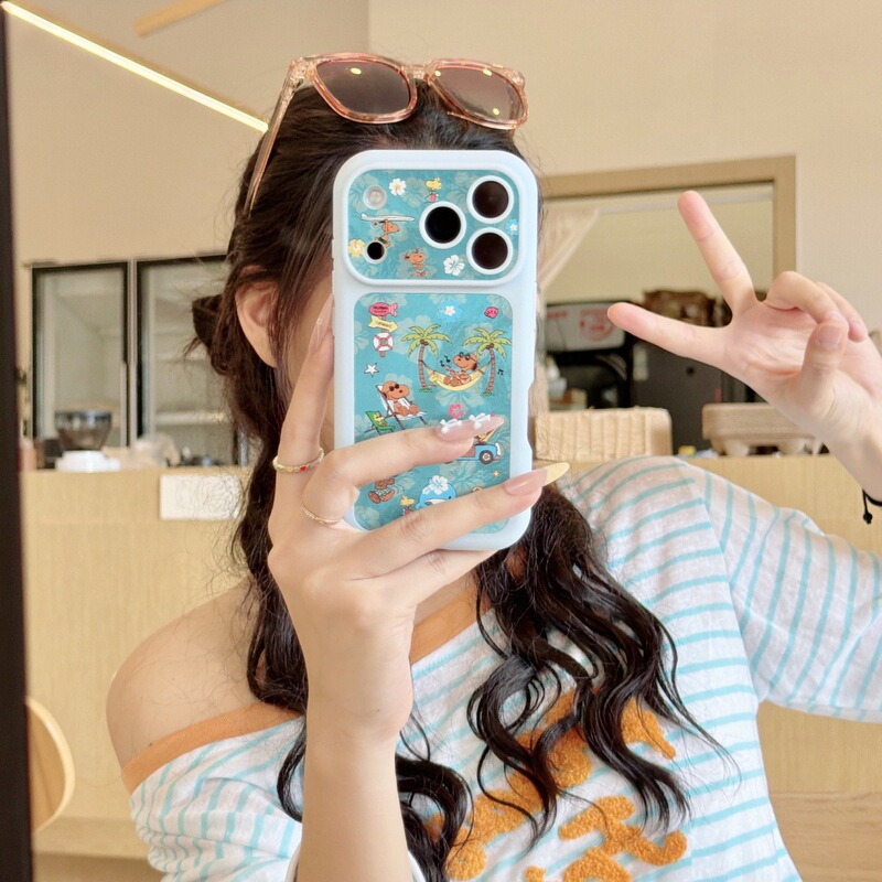 Vacation-themed black Snuf Dog phone case, suitable for iPhone 17 Pro Max, Apple 18 Pro, and also available for iPhone 15/16. Designed for women Vacation-themed black Snuf Dog phone case, suitable for iPhone 17 Pro Max, Apple 18 Pro, and also available for iPhone 15/16. Designed for women