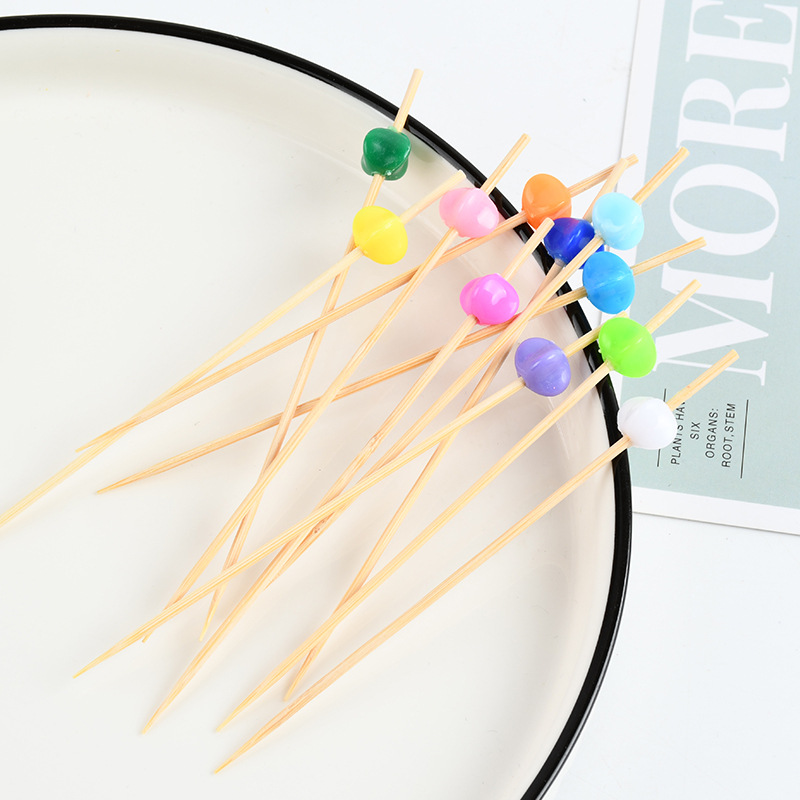 Perlas irregulares en stock creativas de frutas de cóctel de alta calidad hotel restaurante bar bambú de fábrica lote