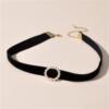 Choker, chain for key bag , swan from pearl, short necklace, European style, simple and elegant design