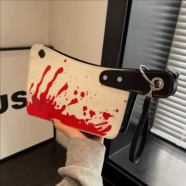 Cross-Border High-End Women's Shoulder Bag, Personalized Creative Crossbody Bag, Niche Design, Kitchen Knife Clutch Bag, Handbag