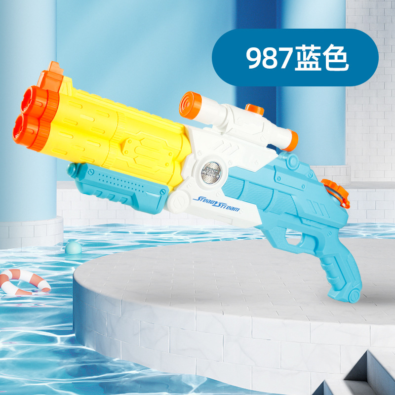 Piscina de verano transfronteriza playa lucha de agua gran capacidad pull-out juguete infantil pistola de agua puesto al por mayor