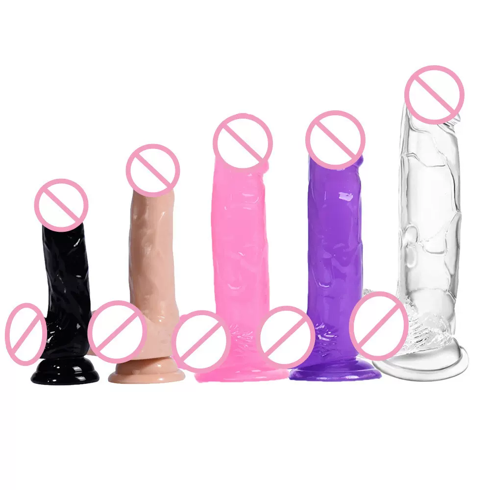 女用仿真阳具水晶透明假阴茎  成人女性自慰器棒外贸热卖工厂直销