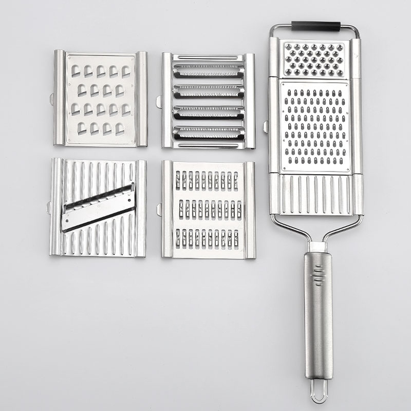Grater Stainless Steel Grater Three Blades Can Be Replaced Multi-functional Vegetable Cutter