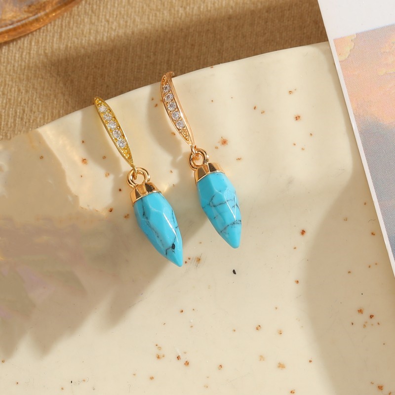 Organic earrings, ES2311-4