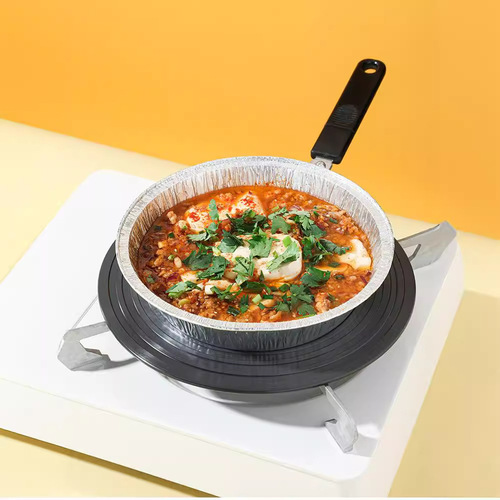 Misuo. Japanese tinfoil air fryer household oil-absorbing paper food special paper round tinfoil bowl tinfoil paper