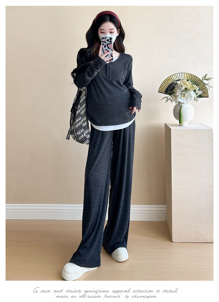 假?件上衣?腿?外穿??孕?套?