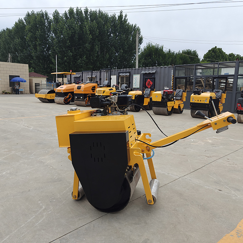 小型手扶式压路机单钢轮路面草坪压土机市政工程沥青地面压实机