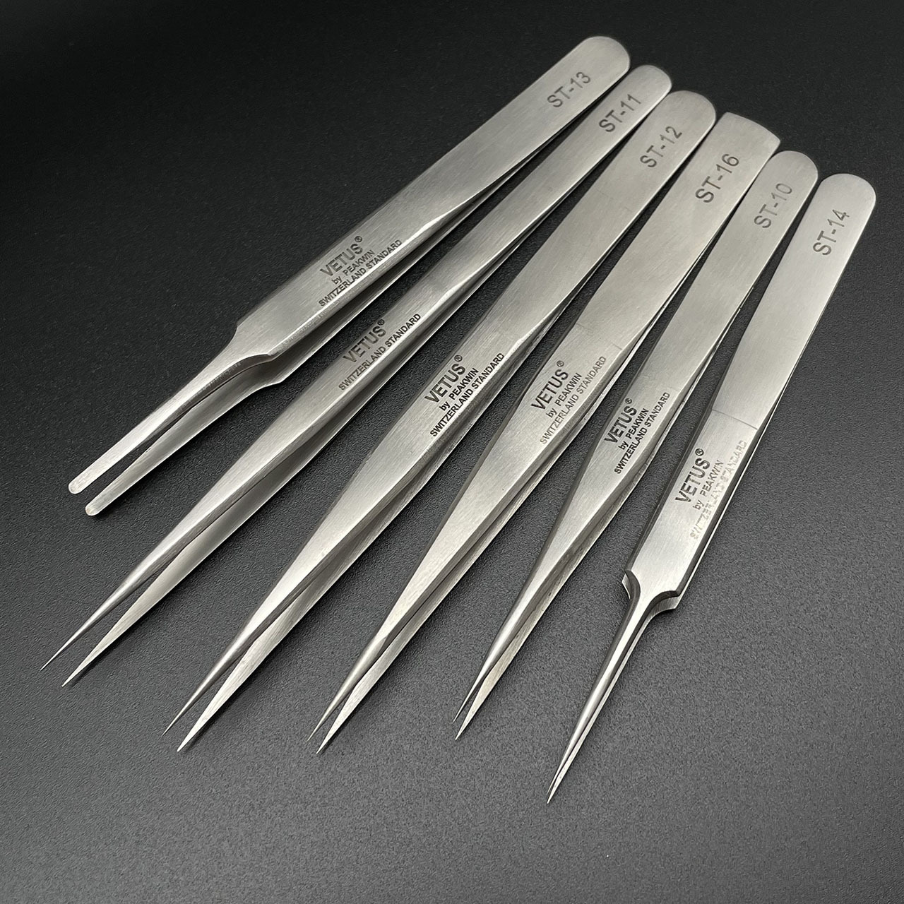维修工具 VETUS系列 维特斯镊子不锈钢防静电 睫毛眉毛高精密夹子
