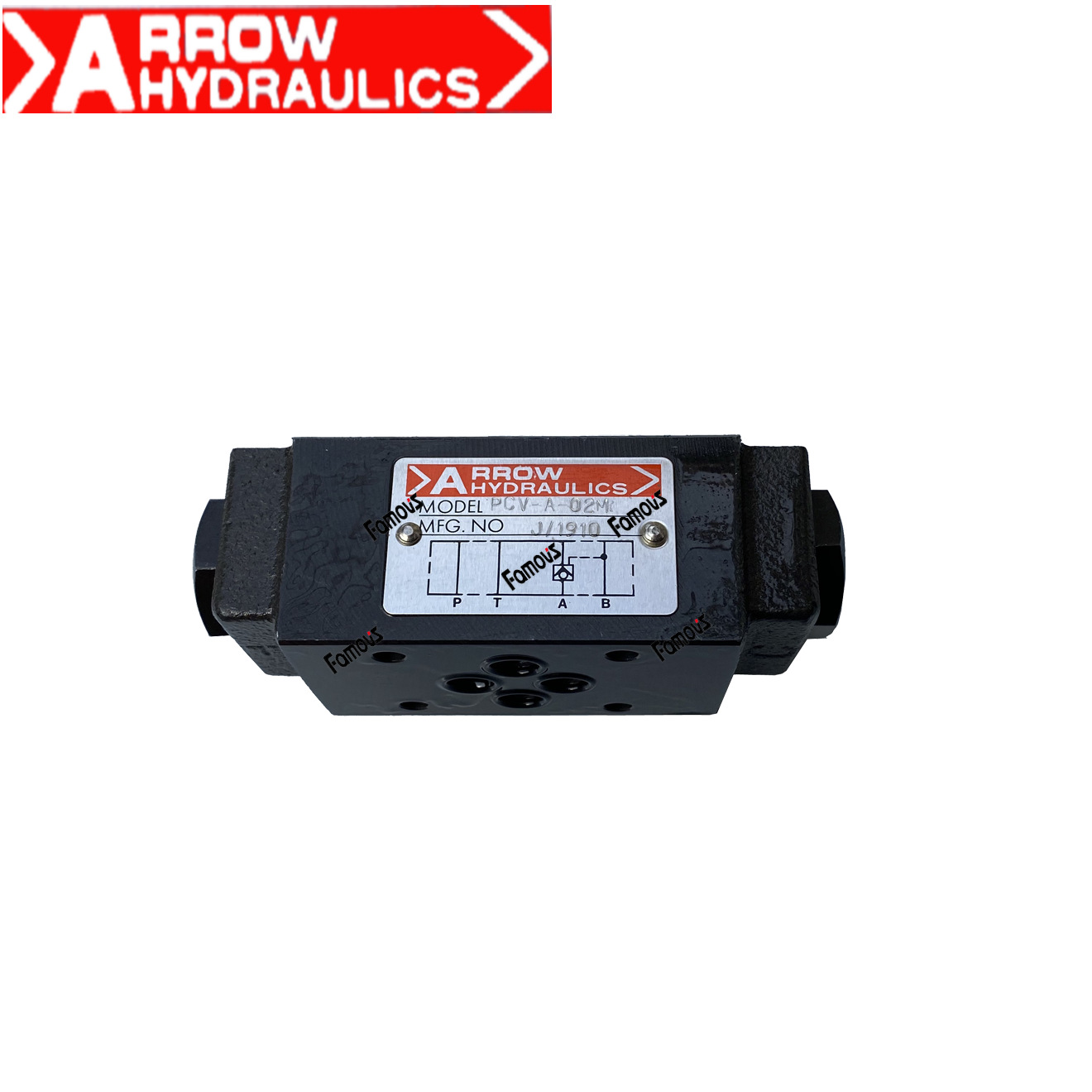 PCV-W-02M台湾ARROW叠加阀 叠加式引导止逆阀液控单向阀液压锁