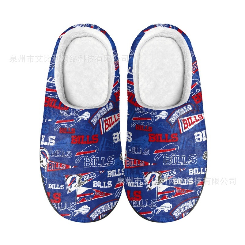 Self-built station best selling a generation of Dallas Denim Cowboys pattern printed cotton slippers for men and women warm slippers