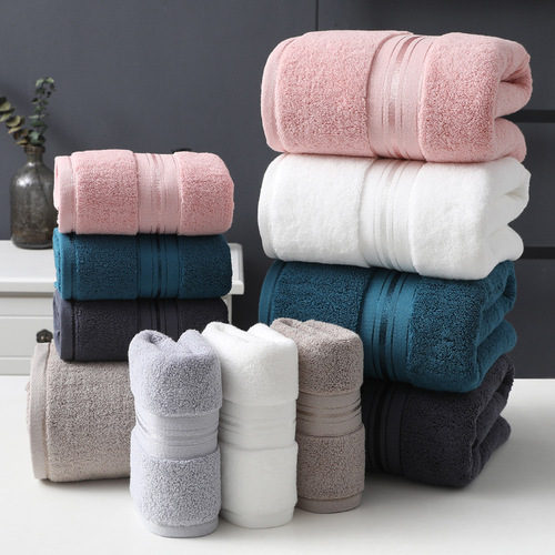 Pure cotton hotel towels combed cotton extra thick adult face washcloths cross-border advertising gifts logo
