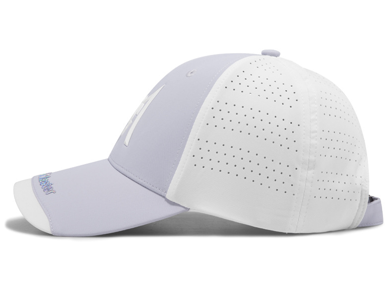 Mũ lưỡi trai golf nữ PGM chống nắng thoáng khí — MZ053-màu xanh nhạt, MZ053-màu tím nhạt, MZ053-màu xám nhạt chi tiết 11