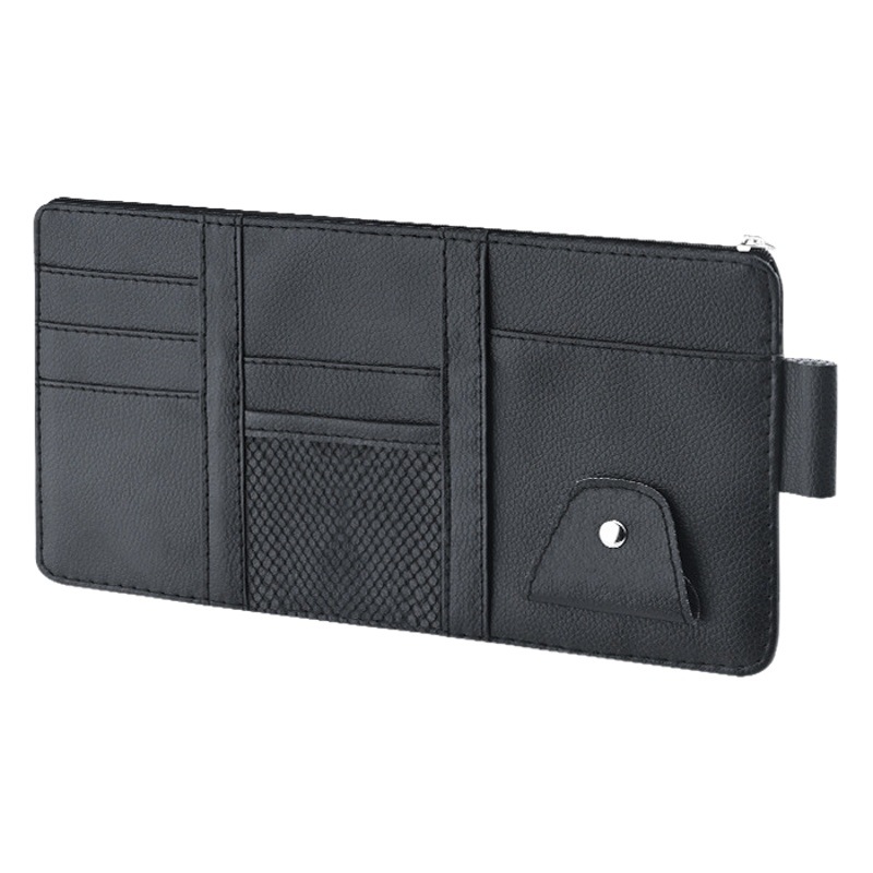Car light barrier sun visor upper card storage clip sun visor storage bag car decoration storage sun visor cover