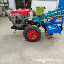 20马力电启动手扶拖拉机 山地丘陵农用旋耕犁地机 手扶耕田翻土机