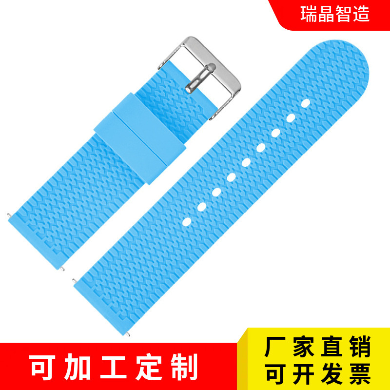Suitable for Apple Iwatchs10S9S8Se Watch Strap High-Grade Waterproof 2022mm Silicone Suitable for Apple Iwatchs10S9S8Se Watch Strap High-Grade Waterproof 2022mm Silicone