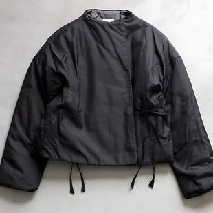 European and American Style Loose Double-Breasted Casual Long-Sleeved Cotton Jacket Jacket Processing and Customization According to Samples and Drawings