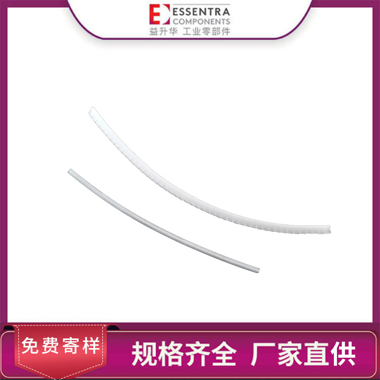 ESSENTRA/益升华厂家直供安装方便白色尼龙紧固SR 1712压条