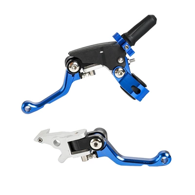 Motorcycle Handle Cover — Cqr Crf Brake Handle - cqr-clutch-brake-lever-set-blue
