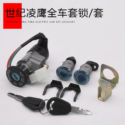 Electric Vehicle Century Lingying Full Vehicle Motorcycle Lock - century-lingying-2-line-full-car-lock-1-set-no-specifications