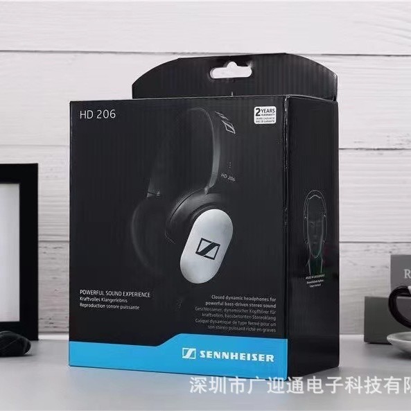 HD4.50 ヘッドフォン hd206 ヘッドマウントモニタリング ゼンハイザー 202 音楽ステレオヘッドフォン MP3 携帯電話 コンピューター 3m|undefined