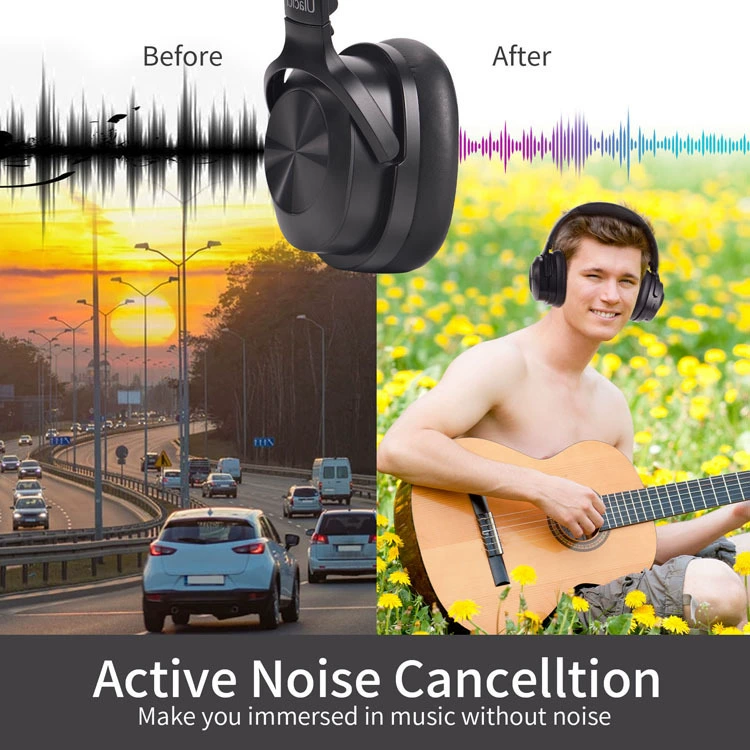 Ношение шумоподавляющих беспроводных наушников 5.2 Bluetooth наушники компьютер мобильный телефон универсальный кондиционер шум