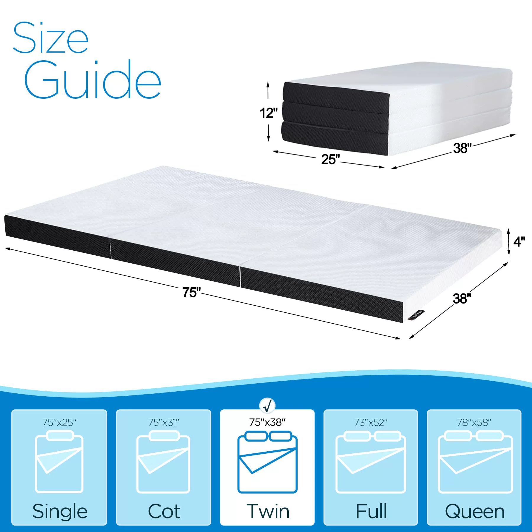 Матрас из пены с эффектом памяти, 70% off слоя, медленно возвращающаяся губка, легко носить с собой, сворачиваемый компрессионный гелевый матрас для взрослых