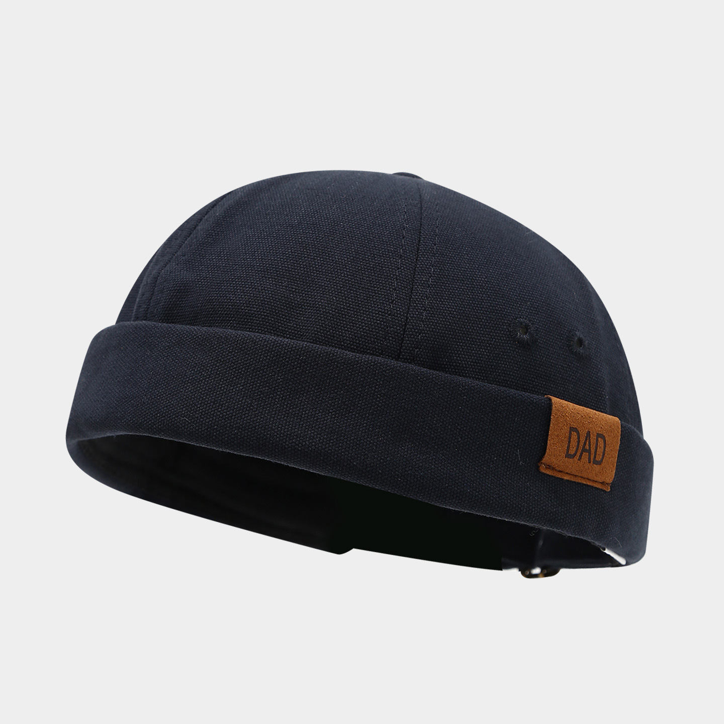 Sombrero de mujer de Moda de Primavera nuevo sombrero de melón retro sin ala estilo coreano versátil sombrero de piso de los hombres de la calle hip hop yuppie sombrero