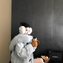 欧阳 爆款女明星小暖炉升级3.0 貉子毛领90白鸭绒羽绒服