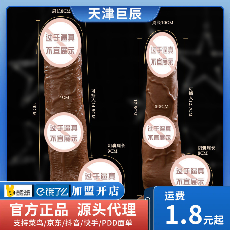 Mystery Ji Quest Ji usb straight plug penis adult products sex products women special female penis masturbation utensils
