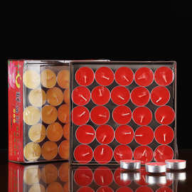 圆通工艺酥油灯铝壳100粒家用酥油粒梅花粒佛灯油灯批发供灯