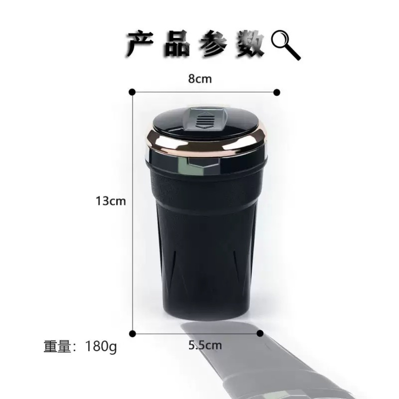 Car Supplies Ashtray with Cover and Cigarette Lighter Multifunctional Universal Car Ashtray Car Ashtray