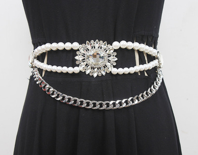 belt Belly Dance Waist chain Rhinestone crystal Dress decorate skirt the republic of korea fashion Versatile sexy Accessories