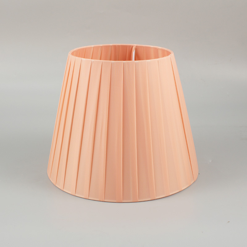 Tela transfronteriza plegable pantalla lámpara de mesa lámpara de pie lámpara de hotel sala de estar dormitorio borde dorado pantalla de tela al por mayor