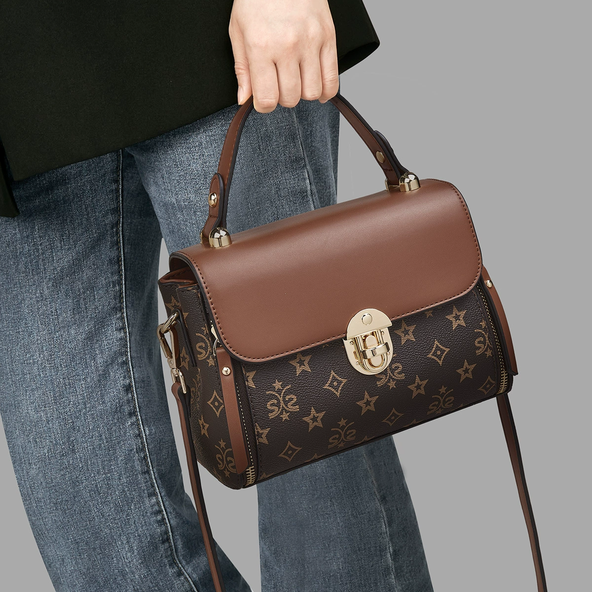 Женская сумка-клатч 2025 года, новый стиль, простая и элегантная, подарок на день рождения для мамы средних лет, сумка через плечо