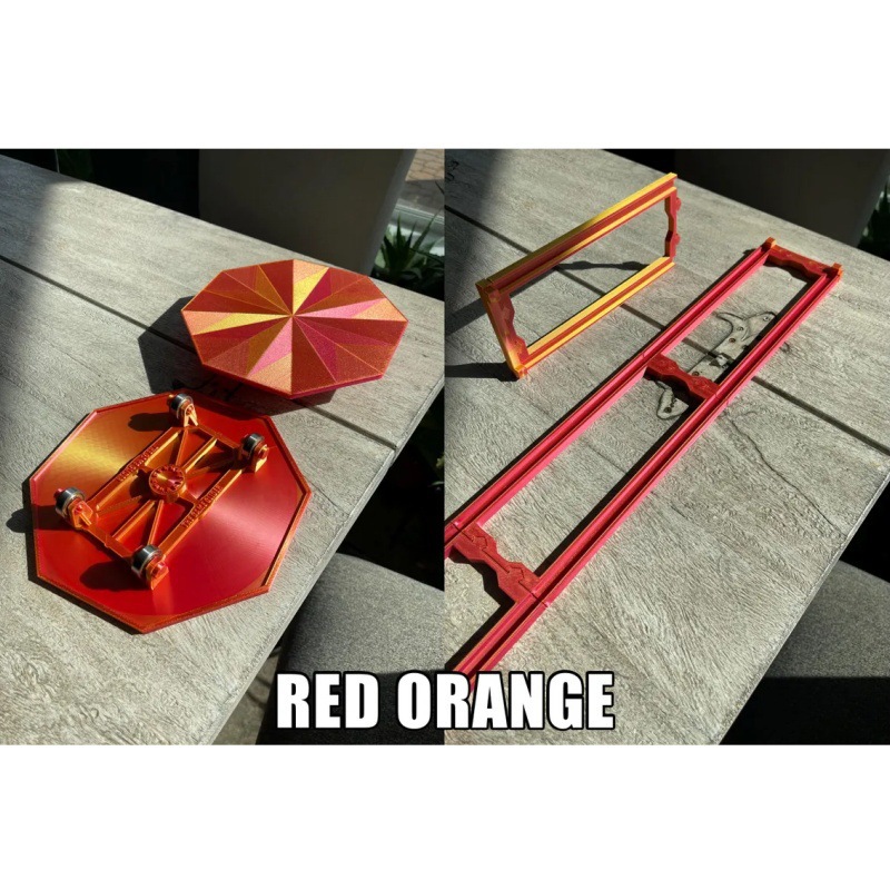 跨境新款Octo Glider 游戏滑翔机滑动旋转盘3D打印玩具创意小摆件