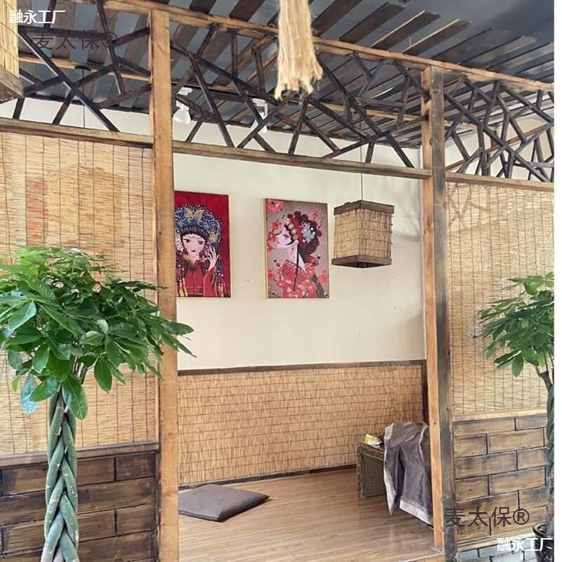 Reed Curtains, Reed Curtains, Large Roller Blinds, Sunshades, Bamboo Curtains, Reed Mats, Wall Decoration, Metabo