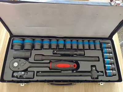 Tool Box, Mühərrik tənzimləmə alətləri - 24-piece-set-of-sliders-with-black-phosphating-and-blue-belt