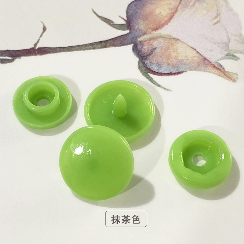 T3T5T8 impermeable con botón a presión de resina plástica, botones de ropa de bebé, botones invisibles, botones de color sin costura