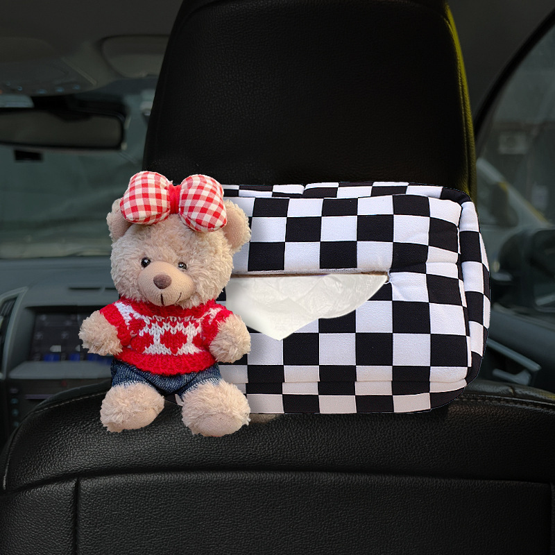 [Productos de punta] Bolsa de papel de dibujo para coche, caja de reposabrazos para mujer, bolsa de papel, caja de dibujo para coche colgante, decoración de caja de dibujo para coche image 26