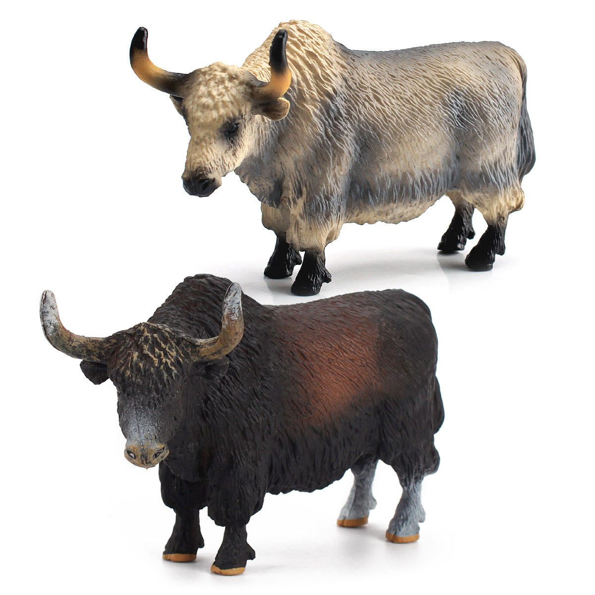 Transfronteriza Amazon simulación animal salvaje Yak modelo Cognición de los niños Tíbet ganado estático juguete decoración sólida
