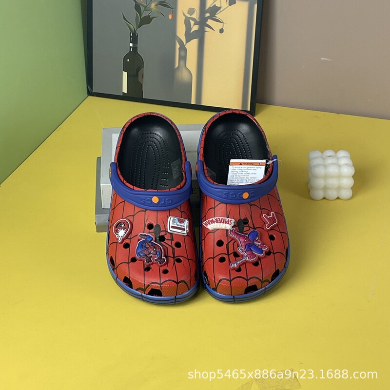 Kajia's New Spider-Man Second-Generation Adult Clogs, Outdoor Non-Slip Casual Sandals, Fashion Accessories Wholesale Kajia's New Spider-Man Second-Generation Adult Clogs, Outdoor Non-Slip Casual Sandals, Fashion Accessories Wholesale