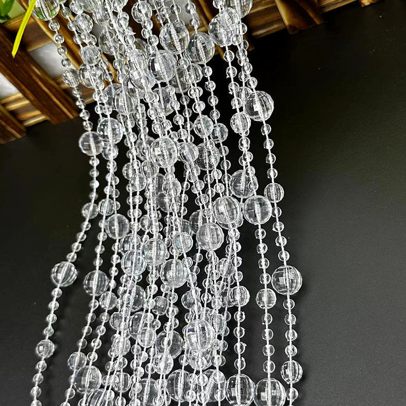 Acrylic Bead Curtain Line Curtain Wedding Crystal Road Lead Crystal Decoration Bead String Christmas Tree Decoration Bead Chain Door Curtain Partition