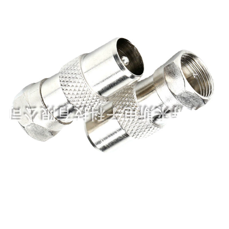 F-штекер (мужской) для телевизионного кабеля, F-мама/F-револьвер 9.5 RF, комплект для приставок