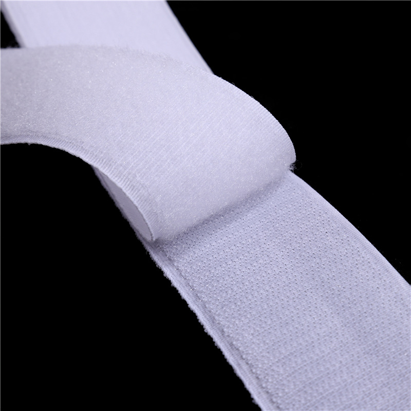 Cierre de Gancho y Bucle de Poliéster Negro para Maletas, Cinta de Gancho y Bucle para Accesorios de Ropa, Cierre de Gancho y Bucle para Ventanas de Pantalla, Venta al Por Mayor del Fabricante