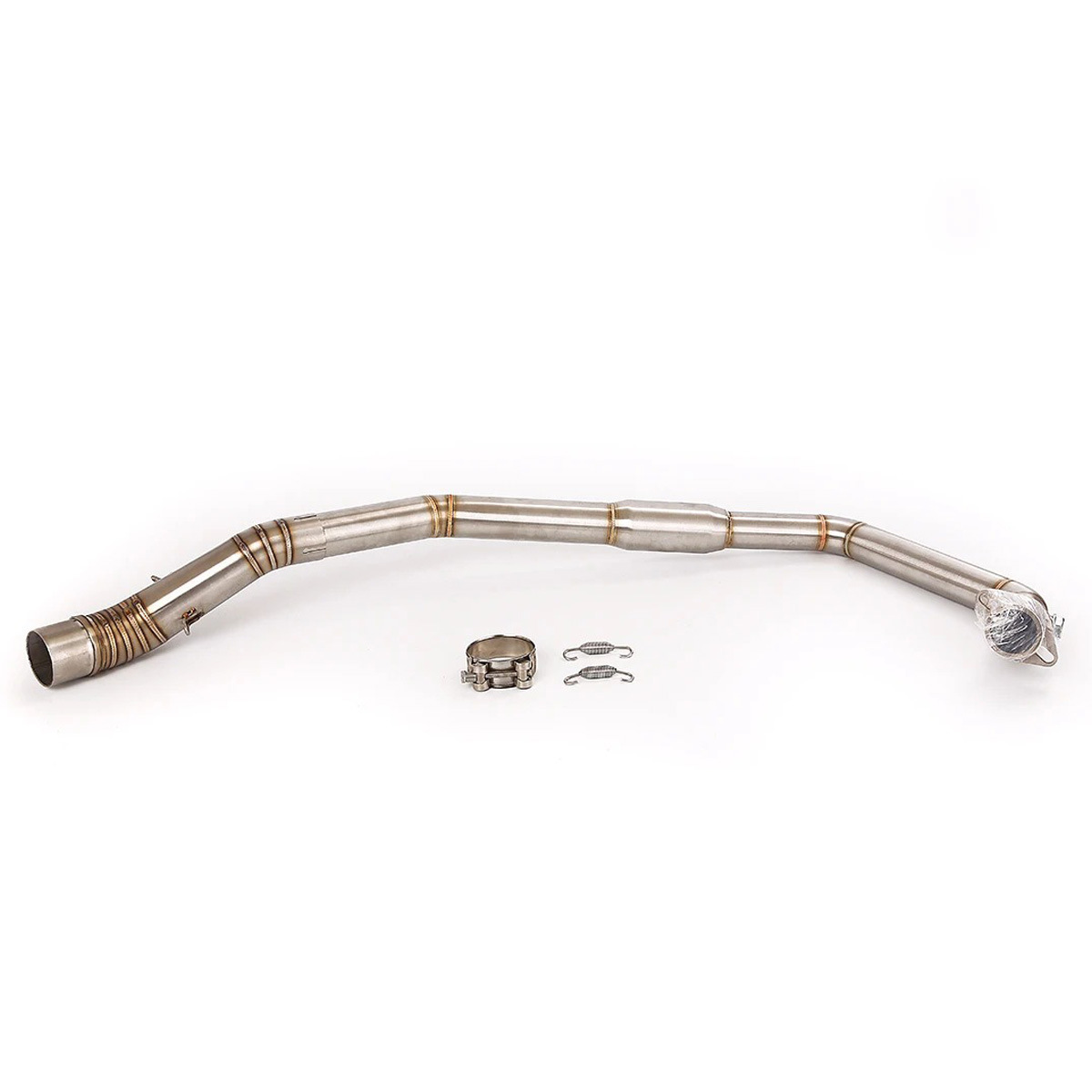 Cbr300R/Cb300F/Cb300R Motorcycle Modified Stainless Steel Front and Mid-Section Exhaust Pipe, Mid-Section 51mm