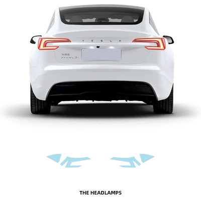Car Paint Mask Protective Film Car paint protective film - a-pair-of-tpu-membranes-for-taillights-imported-tpu-film-special-car-cutting