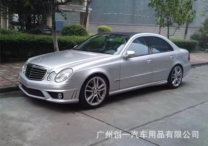 Suitable for 2006-2009 Mercedes-Benz E-Class W211 modified to E63AMG front and rear bumper assembly body kit